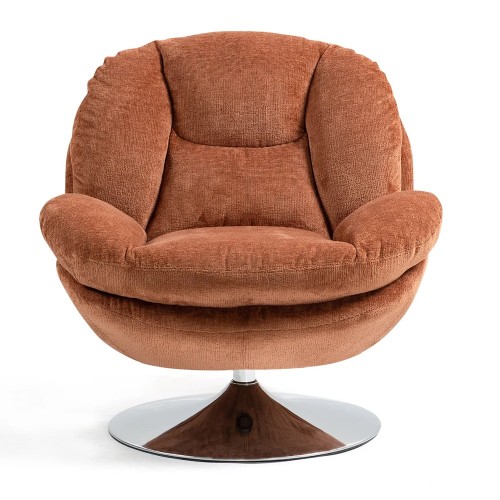 Fauteuil TOPI velours côtelé blanc