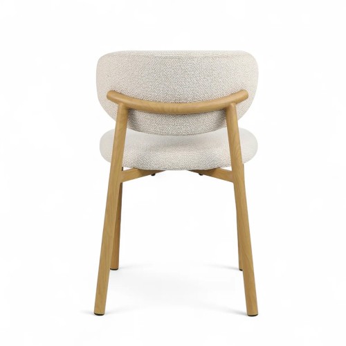 Chaise Dala tissu écru