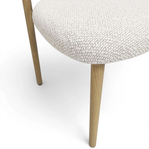 Chaise Dala tissu écru