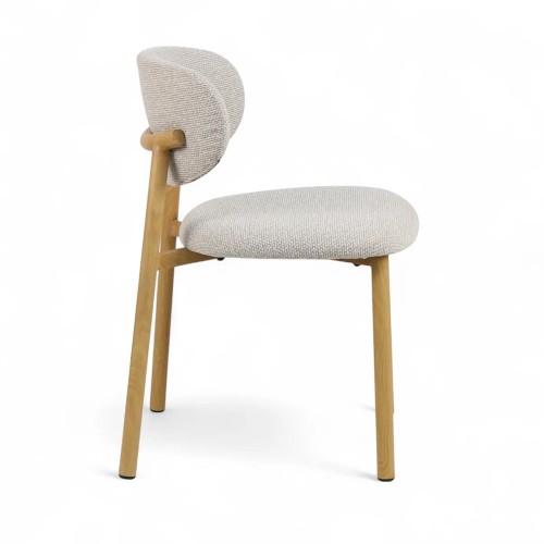 Chaise Dala tissu écru
