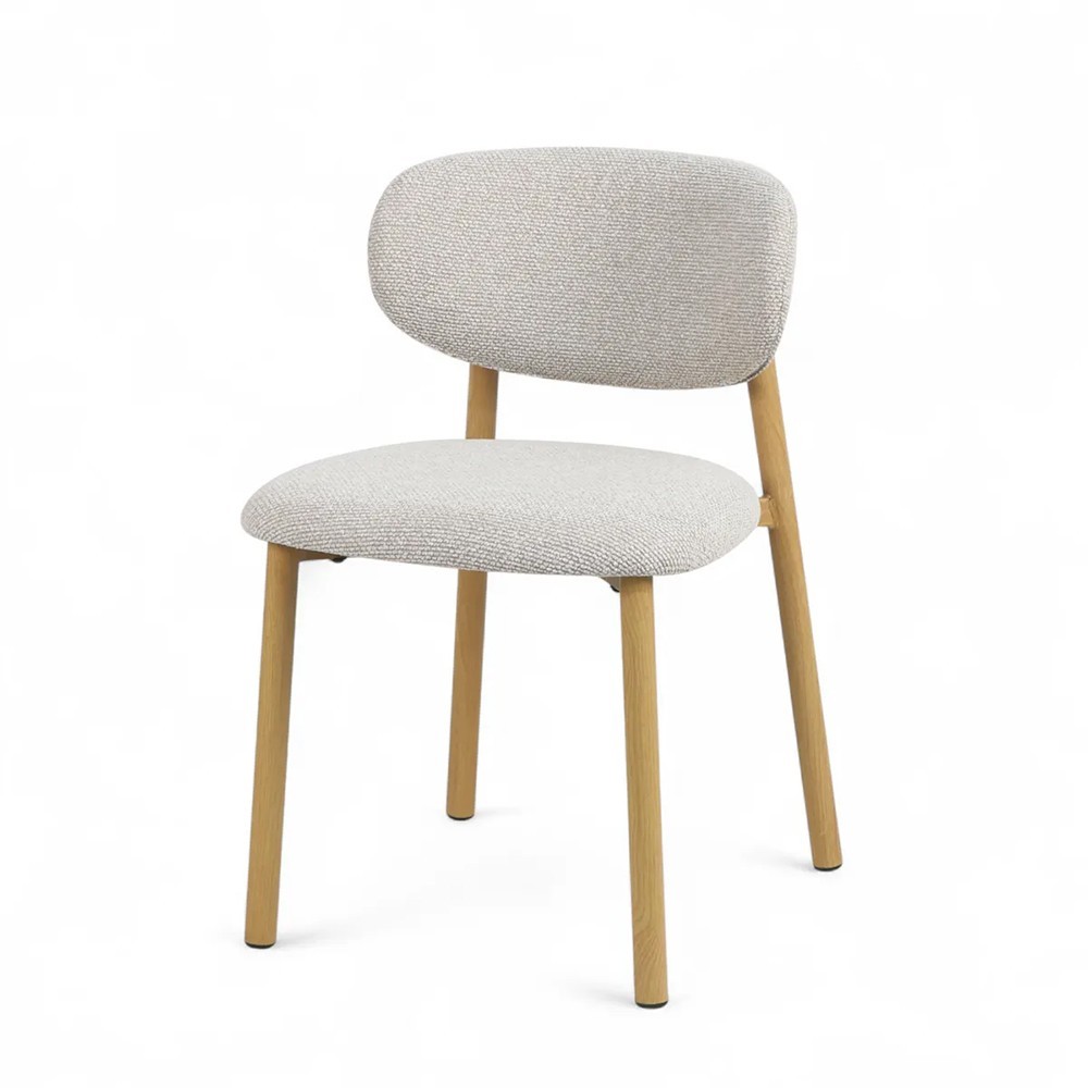 Chaise Dala tissu écru