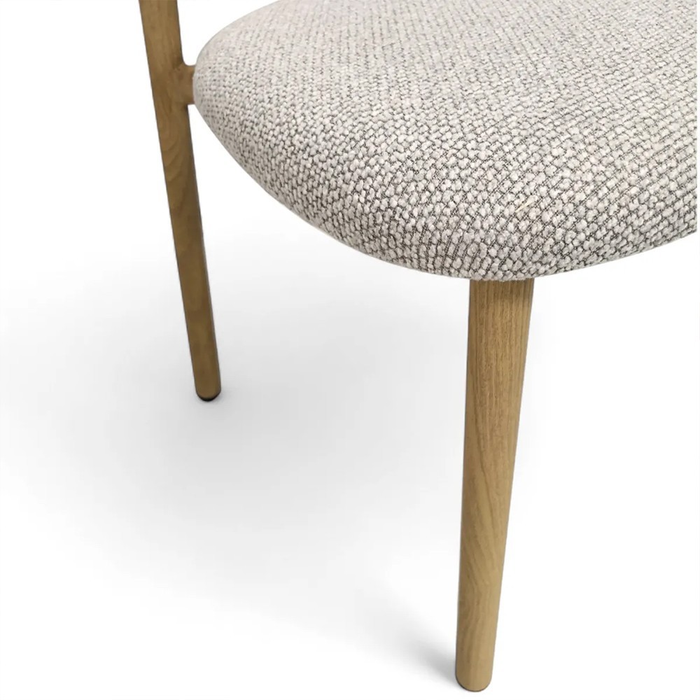 Chaise Dala tissu écru