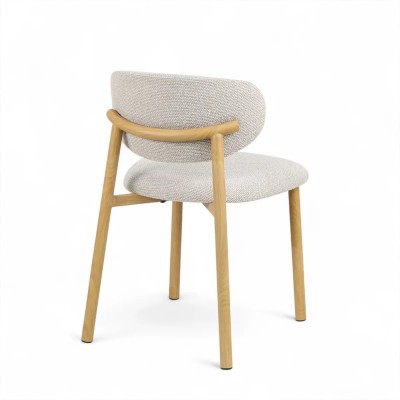 Chaise Dala tissu écru