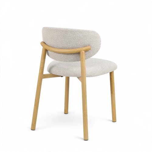 Chaise Dala tissu écru