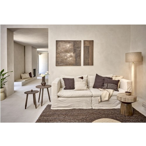 Pouf MILENA- DIA - brun