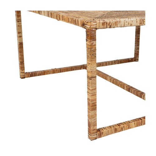 Ausziehbarer Couchtisch PASIL (Satz von 3) aus natürlichem Rattan