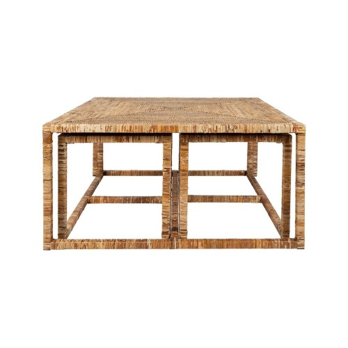 Table basse gigogne PASIL (lot de 3) en rotin naturel