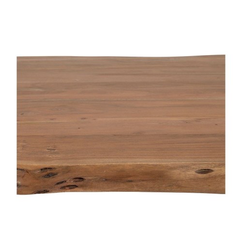 Esstisch FACTORY aus massivem Akazienholz und schwarzen Eisenbeinen 200 X 100 X H77CM