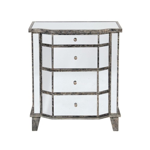 Gespiegeld hout met patina