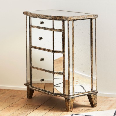 Legno specchiato con patina 2