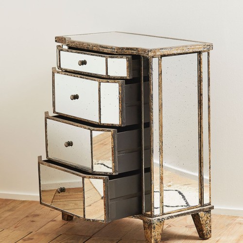 Bestellung aus Holz Spiegel Patina