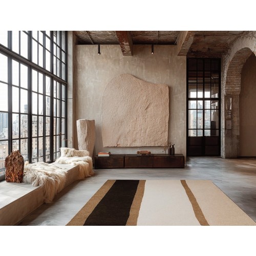 Boho strepen vloerkleed