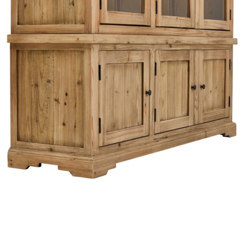 6-DOOR BOOKCASE ABBEY NATUREL