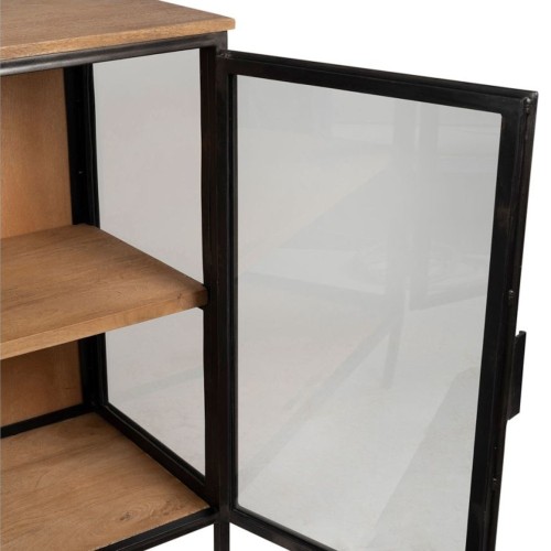 BUFFET BAS 2 PORTES TUCSON NATUREL+GRIS