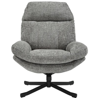 Poltrona girevole grigio scuro - CHILL Moodntone