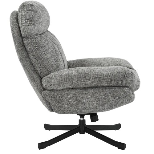 Dark grey swivel recliner - CHILL