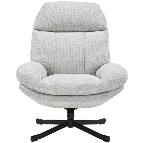 Fauteuil inclinable pivotant gris clair - CHILL