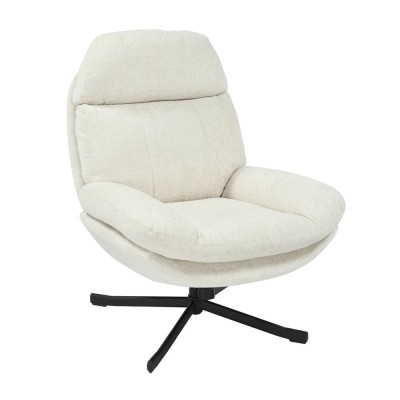 Ecru swivel recliner - CHILL 2