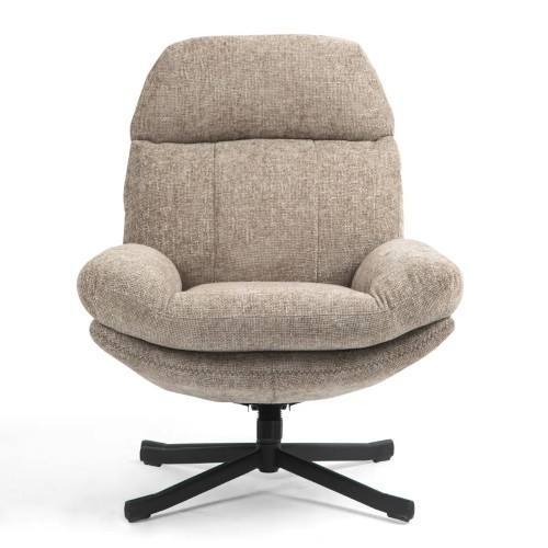 Fauteuil inclinable pivotant sable - CHILL