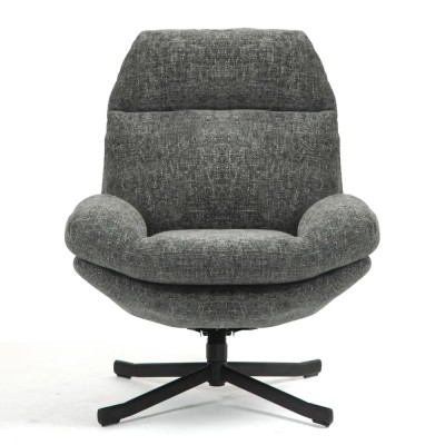 Grey swivel recliner - CHILL Moodntone