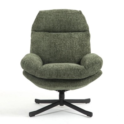 Fauteuil inclinable pivotant vert - CHILL Moodntone