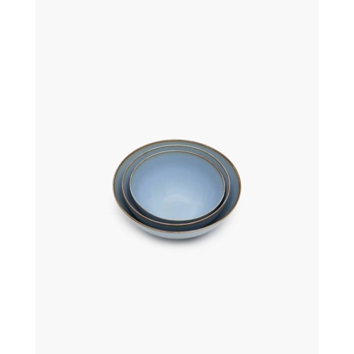 Xl blauw gerookte kom