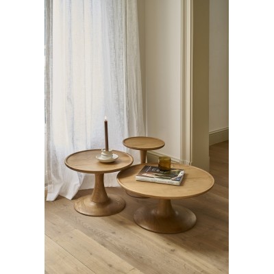 Seraph bijzettafel- DIA 31 x H42 cm- naturel 2