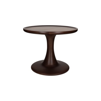 Table d'appoint Seraph- DIA 46 x H 36 cm- bois foncé Pomax