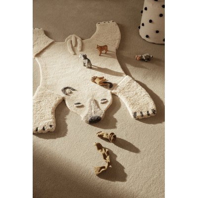 Tapis touffeté animal - Ours polaire Ferm Living
