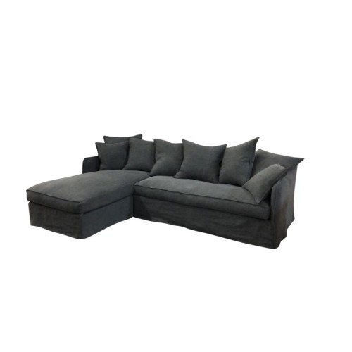 Linen corner sofa Cap Ferret (edge to edge) 