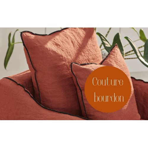 Ecksofa aus Leinen Cap Ferret (Rand an Rand) 