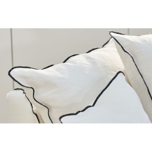 Leinensofa Cap Ferret 5 Sitze (Rand an Rand) Moodntone