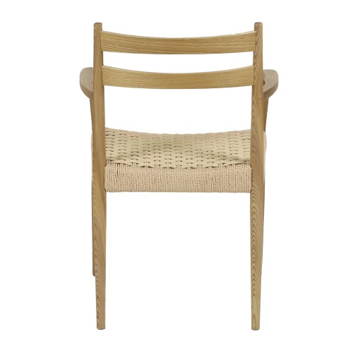 Chaise MINOU en bois de frêne - Naturel