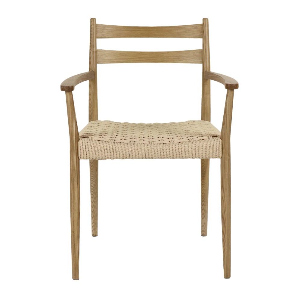 Chaise MINOU en bois de frêne - Naturel