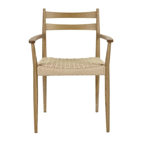 Chaise MINOU en bois de frêne - Naturel