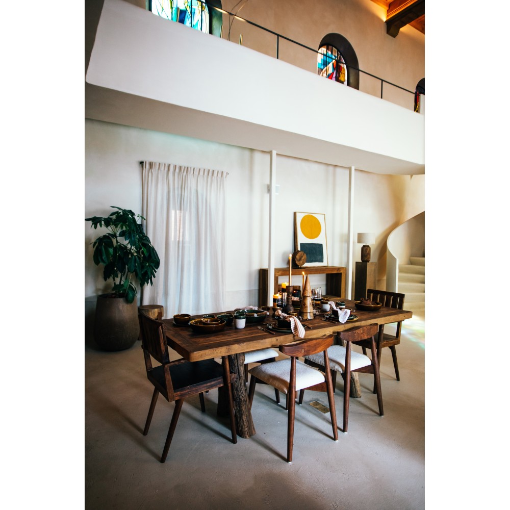 Chaise MANDELA en bois d'accacia