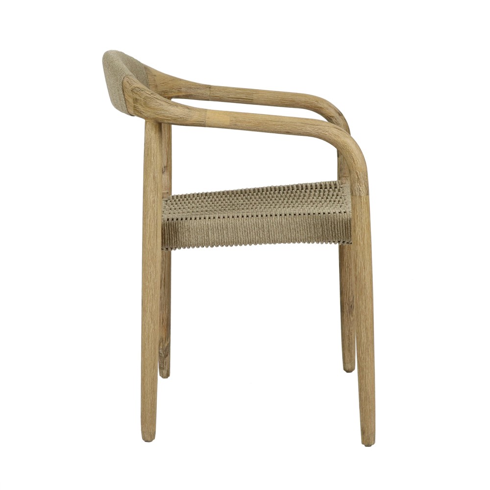 Chaise MIRA en bois d'accacia - Naturel