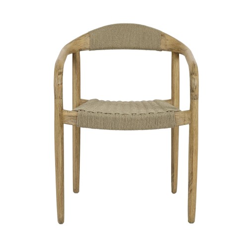 Chaise MIRA en bois d'accacia - Naturel