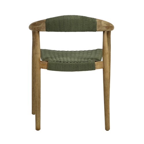 Chaise MIRA en bois d'accacia - Naturel
