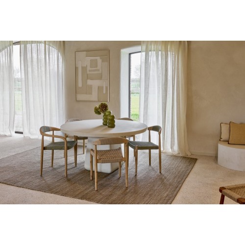 Chaise MIRA en bois d'accacia - Vert