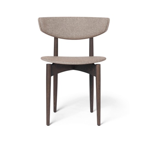 Chaise Herman- Hêtre teinté foncé/ Lin