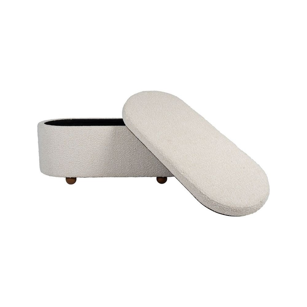 Banc coffre ALPINIA blanc X2
