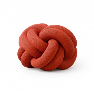 Coussin Knot orange rouge Design House Stockholm