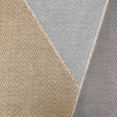 Kriss Teppich Taupe & Gold 2