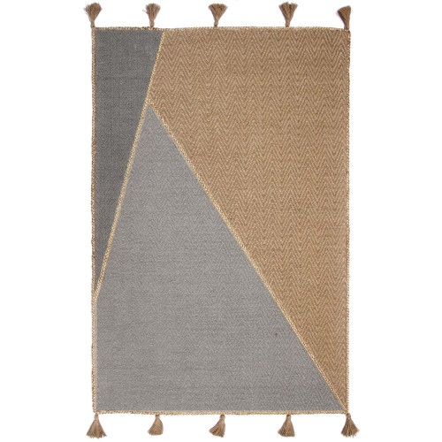 Tapijt Kriss taupe & goud