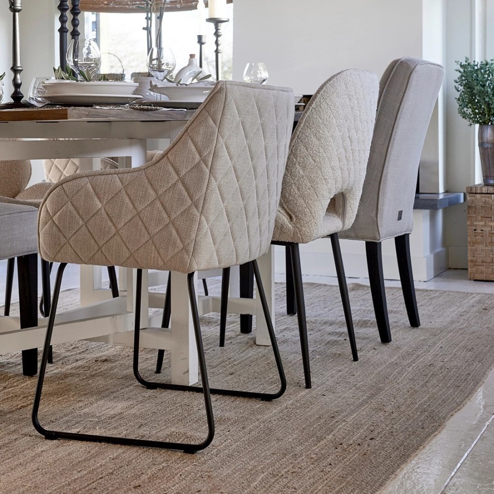Chaise de salle à manger Frisco Drive, lin Fabulous