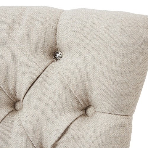 Chaise de salle à manger Balmoral, lin des Flandres, tissage Oxford