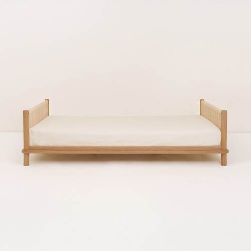 Lit individuel en chêne massif Latitude