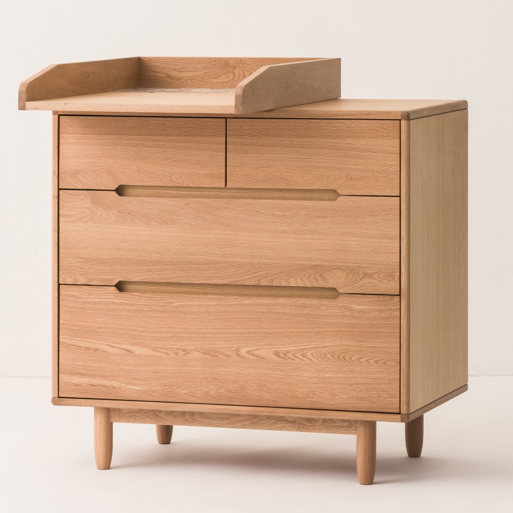 Table à langer Pure en chêne massif