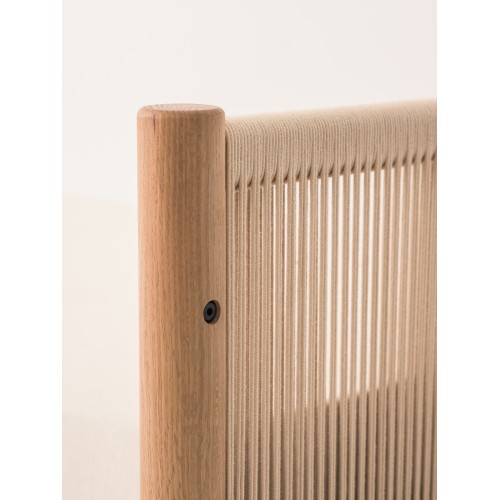 Cama junior Latitude de madera maciza de roble